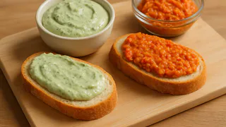 Две намазки на утренние бутерброды, вместо колбасы. Попробуйте! Это вкуснее магазинных паштетов