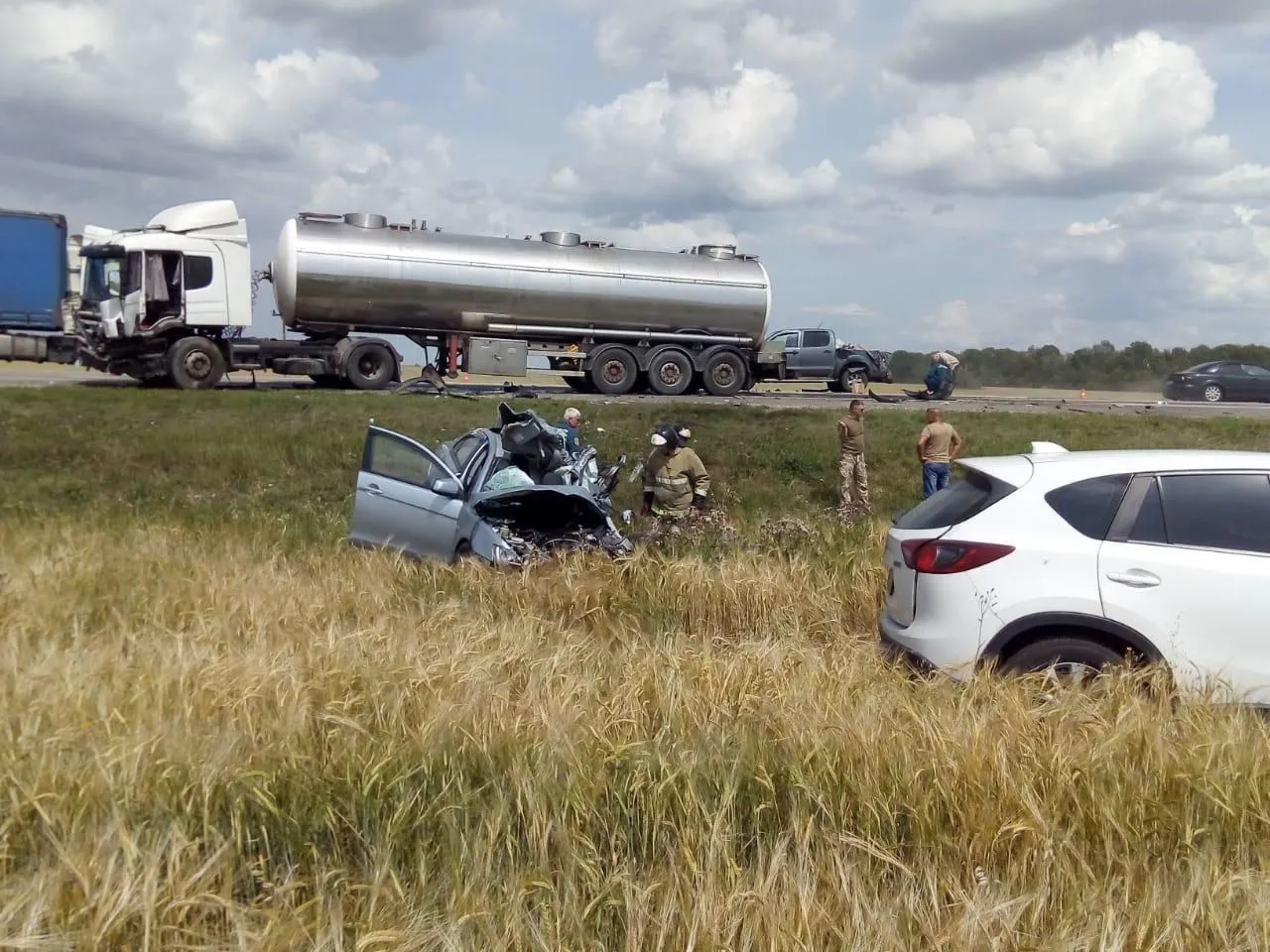 Во вторник в Скопинском районе произошли две смертельные аварии на одном участке дороги