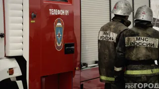 В Коми три часа тушили мусор на деревенской улице