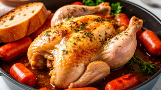 Быстро обмазала курицу — и в духовку: едим вместо колбасы с хлебом — вкусно, за уши не оттащишь