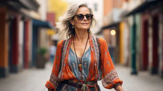 Она не боится быть замеченной — потому что одевается для себя, а не для других: главный принцип итальянки после 50