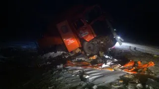В Нижнекамском районе в ДТП с двумя грузовиками погиб пассажир