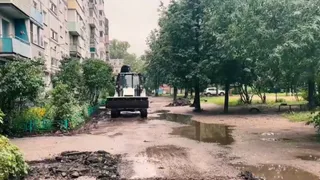 В Александрове стартовали работы по обустройству 8 из 18 дворов