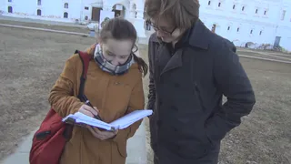 Рязанцы застыли  у Кремля