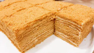Простой рецепт медовика всего за 1 час: без заморочек и раскатки коржей