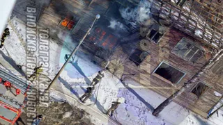 7 марта на улице Галетной в Пензе загорелся дом