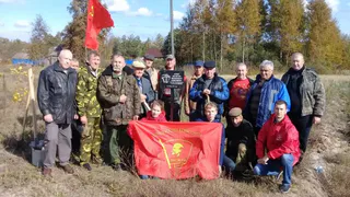 В партизанской деревне Берёзовка появилась комсомольская аллея