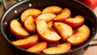 Вместо сливочных тортов и жирных пирожков: вкусный постный десерт из жареных яблок