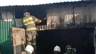 В Пензе 18 сентября на тушение СТО выехало 29 огнеборцев