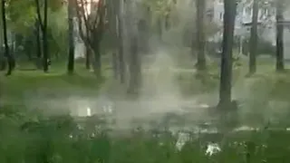 В Рязани парк имени Гагарина залило кипятком