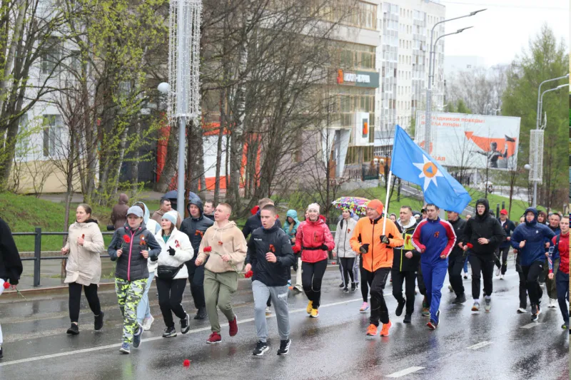 В Коми МВД организовало акцию «1418 шагов до Победы»