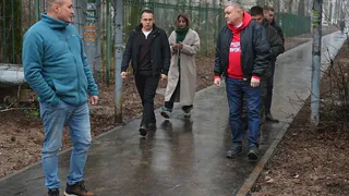 В столице Чувашии провели общественную приемку отремонтированных тротуаров