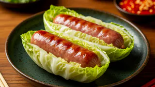 Беру пекинскую капусту и простые сосиски — а на выходе получается горячая закуска, за которую не стыдно перед гостями