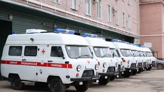 Районы Рязанской области получили 8 полноприводных машин скорой помощи