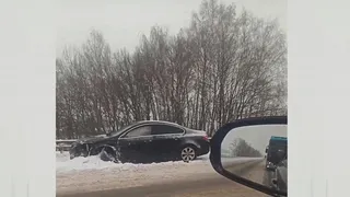 Утром на автодороге в Рязани произошла серьезная авария