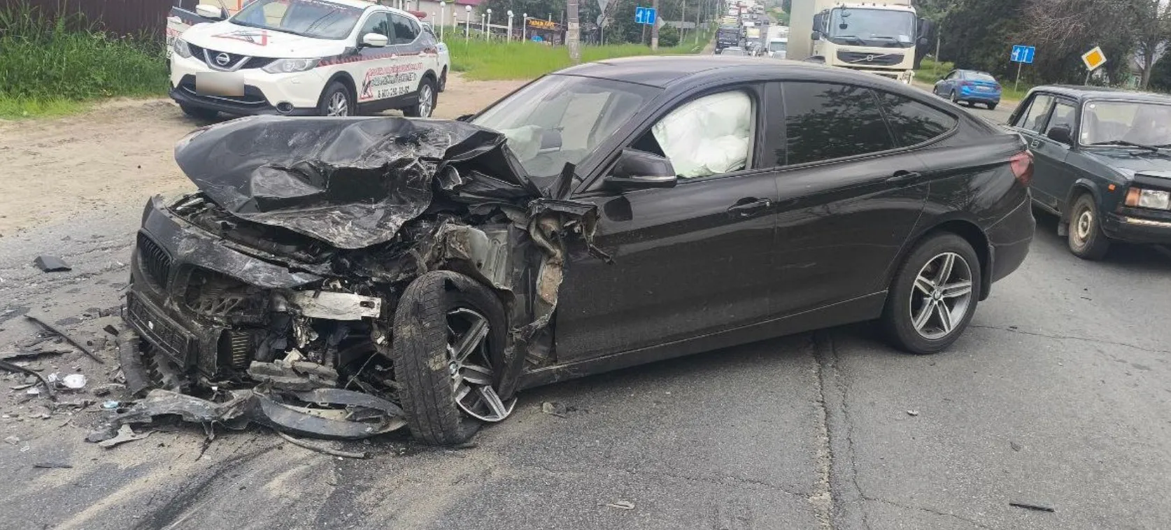 На трассе под Владимиром произошло тройное ДТП с пострадавшим