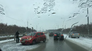 На Северной окружной две аварии