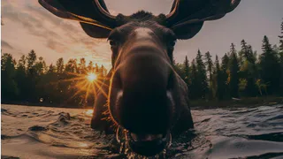 Владимирцам рассказали о правилах безопасного поведения при встрече с лосями