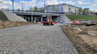 Во Владимире проложили первые 100 метров новой дороги на улице Пушкарской