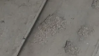 И как тут ездить: на Пушкина разбомбили дорогу