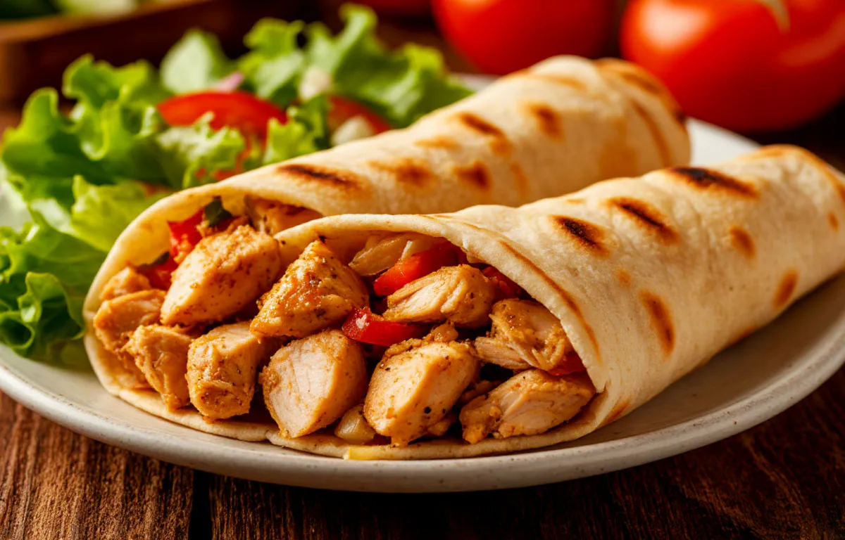 Шаурма с курицей на 250 калорий: готовится быстро, а на вкус как ресторанная