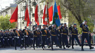 Курсанты РВВДКУ имени Маргелова прибыли в Рязань после парада в Москве