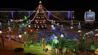 В Нижнекамске центральную елку перенесут на новое место