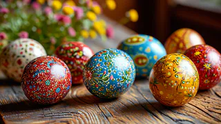 Мраморные яйца за 3 минуты: пасхальный лайфхак, который точно работает