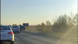 На выезде из рязанского посёлка Солотча в пробке подрались водители