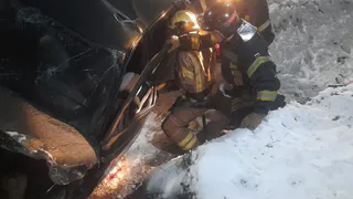 В Гусь-Хрустальном сотрудники МЧС деблокировали пострадавшего в результате ДТП