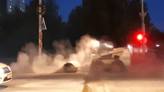 Рязанские коммунальщики "опыляют" центр города