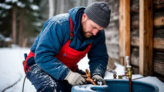 Провожу зимний водопровод за 3000 руб без глубокой траншеи: за много лет ни разу не замерз - дома жара как в Сахаре