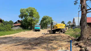 В Гусь-Хрустальном районе строят новую дорогу