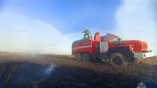 На улице Совхозной в Рязани случился пожар