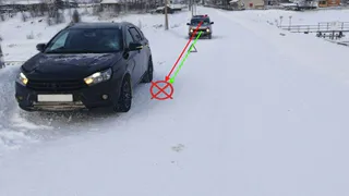 В Коми Lada Vesta сбила пешехода на сельской дороге