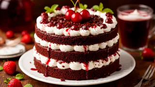 Торт «Чёрный лес» от шефа — его ждут все — из самых простых ингредиентов
