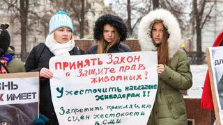 Рязанцы вышли на пикет против живодеров