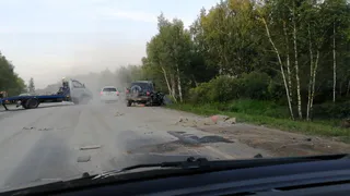 Под Рязанью в ДТП столкнулись сразу три автомобиля. Видео