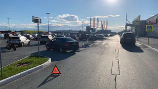 В Рязани Volkswagen Polo сбил мотоциклиста 15 лет