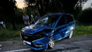 Два человека пострадали в ДТП на трассе в Чувашии из-за нарушения правил проезда