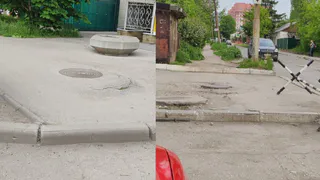 Как передвигаться с коляской? На улице 2-я Линия слишком высокие бордюры