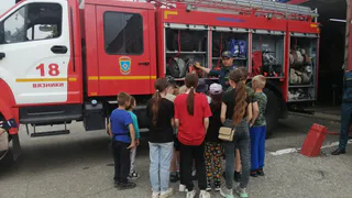 В пожарной части города Вязники прошел день открытых дверей