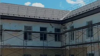 Школа имени Героя России в Чувашии преображается: капитальный ремонт идет полным ходом