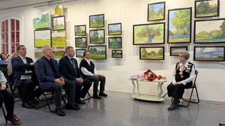 В Камешковском музее открылась выставка вышитых картин российской рекордсменки