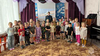 В детском саду Гусь-Хрустального МЧС провели урок безопасности