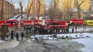В школе произошел пожар