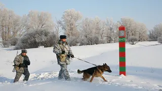 Украинский контрабандист пытался на снегоходе прорваться через брянскую границу