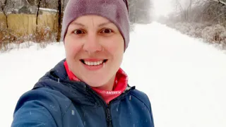 Рязанка Юлия Абрамова пробежала 14 км с GPS-трекером и «нарисовала» на карте собаку