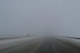 МЧС опубликовало метеопредупреждение из-за сильного тумана и снега в Рязанской области