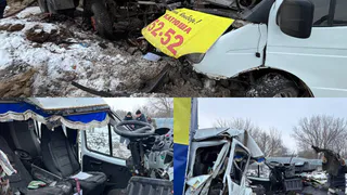 В Новочебоксарске "Газель" влетела в стоящий КамАЗ